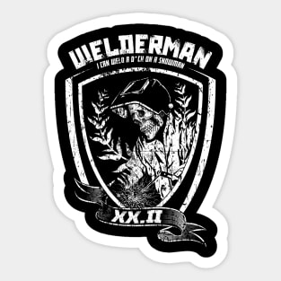 Welder Man Sticker